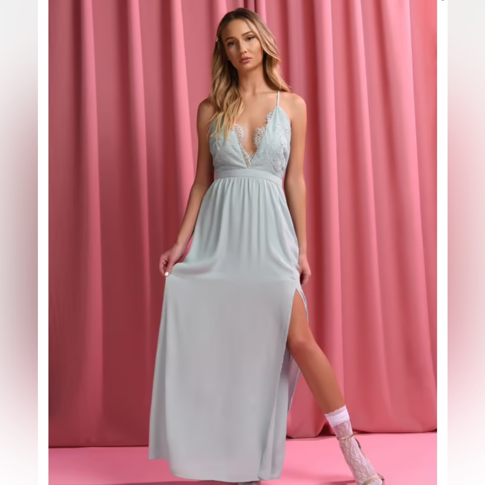 Tobi Opposites Attract Midi Dress in mint